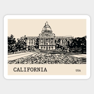 California State USA Sticker